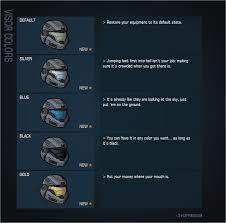 Locate and claim these items to learn more about the halo universe! Visor Color Halo Alpha Fandom