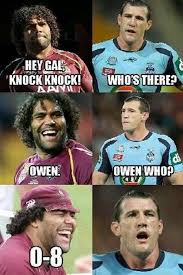 State Of Origin Rugby League Qld Vs Nsw Rugby Memes Australian Rugby League Nrl Memes
