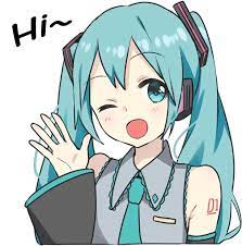 Line Hatsune Kagamine Pom Ver Telegram Sticker Miku Hatsune Chibi Miku Hatsune Kawaii Hatsune