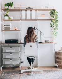 Whether you are trying to squeeze in a small desk or a fully loaded workstation, these ideas will help you whip up a surprisingly stylish home office. Modern Home Office Ideas Container Stories