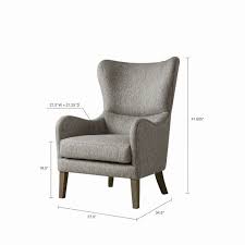 Arianna Swoop Wing Chair By Madison Park Wing Chair Chair Accent Chairs