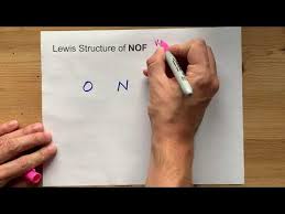 Draw The Lewis Structure Of Nof Nitrosyl Fluoride Youtube
