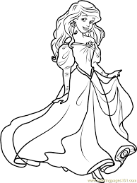 Eric playing music on ship disney princess sfe0d. Princess Ariel Coloring Page For Kids Free Disney Princesses Printable Coloring Pages Online For Kids Coloringpages101 Com Coloring Pages For Kids