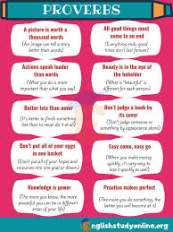 Most Common Proverbs In English With Meanings English Study Online In 2020 Proverbs English Common Proverbs English Proverbs With Meanings