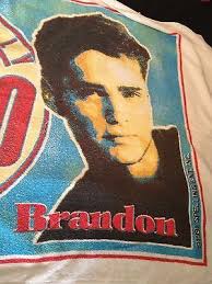 Beverly Hills 90210 Vintage Brandon Dylan Beach Towel Luke Perry Jason  Priestley