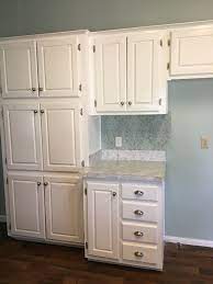 Benjamin Moore Simply White Kitchen Cabinets And Palladium Blue Walls With Carrara Bianco Formica Countertops A Home Decor Kitchen Decor White Kitchen Cabinets