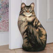 1 x long haired tabby £90 1 x black with tiny white patch on chest £60 must go to a good home. Fiddler S Elbow Long Haired Tabby Cat Fabric Weighted Floor Stop Wayfair