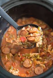 Slow Cooker Cajun Chicken And Sausage Recipe Chicken Crockpot Recipes Crockpot Recipes Slow Cooker Recipes