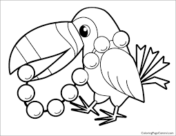 Check out our toucan coloring selection for the very best in unique or custom, handmade pieces from our shops. Toucan Coloring Page For Kids Coloringbay
