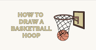 Basketball hoop that i made to put in my trash, the net i made with paper clips. How To Draw A Basketball Hoop Really Easy Drawing Tutorial