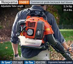 Husqvarna_125bvx capacity air flow in housing 13.31 m³/min air flow in pipe 12.03 m³/min air speed 76 equivalent vibration level (ahv, eq) handle. Husqvarna 150bt Vs 350bt How Do They Compare Chainsaw Journal