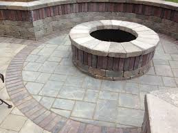 A longer lasting constructable fire that can be relit. Brussels Block Fire Pit With Limestone Caps Outside Patio Outdoor Rooms Fire Pit