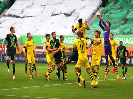 2 marwin hitz (gk) borussia dortmund 6.0. Bundesliga Borussia Dortmund Defeat Wolfsburg By 2 0