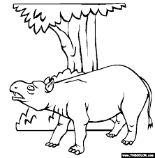 Select print at the top of the page, and the advertising and navigation at the top of the page will be. Prehistoric Mammals Online Coloring Pages