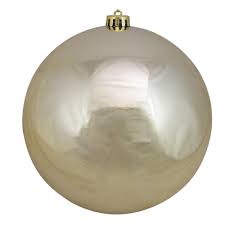 Christmas ornaments today have taken on shapes, sizes, colors and designs that would leave hans greiner speechless. Northlight 8 In Champagne Gold Shatterproof Shiny Christmas Ball Ornaments 32911677 The Home Depot