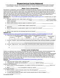 Nitrite ions, which can then be converted into. Biogeochemical Cycles Webquest Answer Key Pdf Doc Template Pdffiller
