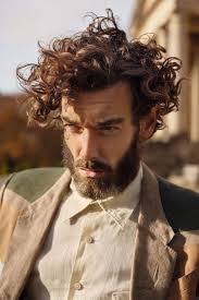 Tousled Curly Mens Hair