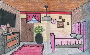 One point perspective is one of the easiest perspective drawing styles available. 1 Point Perspective Room Interior Lee Visual Art