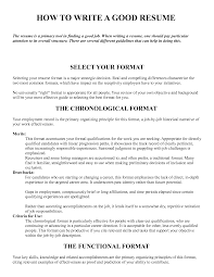 How To Write A Good Resume Pays Attention To Its Overall Structure Cover Letter For Resume Good Resume Examples Resume Writing