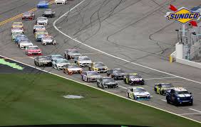 There is a lot of strategy in how you come in pit road (depends on rpm's since these cars don't have a speedometer which all tracks have a set limit of a lot also depends on your pit crew and their speed to get everything done in the fastest amount of time. Cars File In Behind The Pace Truck On Pit Road After The Nascar Cup Series Auto Race Was Delaye Las Vegas Review Journal