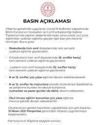 Eğitim bilişim ağı öğretmenler ile öğrenciler arasında iletişim kurmak, eğitim hayatları boyunca kullanabilecekleri materyalleri sağlamak üzere kurulan eğlenceli bir portaldir. Milli Egitim Bakanligi Okullar Icin Alinan Yeni Onlemleri Acikladi