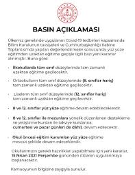 Eğitim bilişim ağı öğretmenler ile öğrenciler arasında iletişim kurmak, eğitim hayatları boyunca kullanabilecekleri materyalleri sağlamak üzere kurulan eğlenceli bir portaldir. Milli Egitim Bakanligi Okullar Icin Alinan Yeni Onlemleri Acikladi