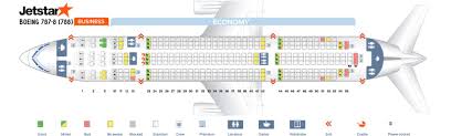Seat Map And Seating Chart Boeing 787 8 Dreamliner Jetstar Airbus Seating Plan Seating Charts