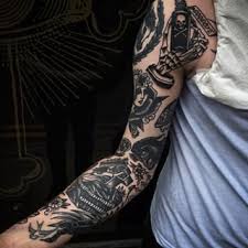 You can download and print it from your computer by clicking download button. Get A Traditional Flash Art Sleeve Traditional Tattoo Sleeve Black And Grey Tattoos Grey Tattoo