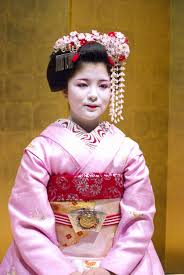 japanese maiko kimono furisode kyoto japan เกอ ชา