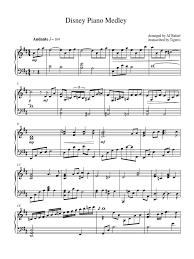 Free Free Disney Songs Piano Pdf SVG PNG EPS DXF File