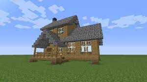 Minecraft medieval merchants' house tutorial. Minecraft How To Build A Wooden House Medium Size Easy Minecraft Houses Cute Minecraft Houses Minecraft House Tutorials