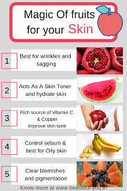 Magic Of Fruits For Your Skin Fruit Benefits Natural Beauty Tips Beauty Hacks
