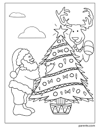 Dogs love to chew on bones, run and fetch balls, and find more time to play! 7 Christmas Tree Coloring Pages To Get Kids In The Holiday Spirit Parents