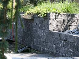 Wallblock Tumbled Anthrazit 30x12x12 Natursteine Anthrazit Und Hochbeet