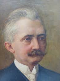 ANTONIO MAYER 1862-1921 QUADRO OLIO SU TELA RITRATTO UOMO TRENTINO PRIMI  900