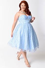 Unique Vintage Plus Size 1950s Periwinkle Swiss Dot Dandridge Swing Dress 98 Unique Vintage Plus Size Prom Dresses Evening Dress Fashion Dresses