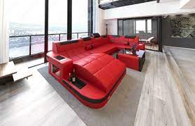 Leder Wohnlandschaft Wave U Sofas Diseno Diseno De Muebles Sillones Modernos