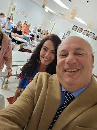 First day teacher selfies. Check out the smiles