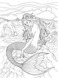 Realistic coloring pages mermaids to print. Welcome To Dover Publications Mermaid Coloring Book Fairy Coloring Pages Mermaid Coloring Pages