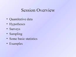 Examples Of Quantitative Data