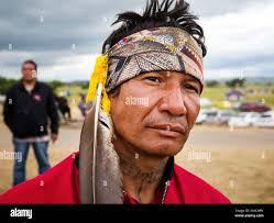An indian native american camp in indian rock hi-res stock photography and  images
