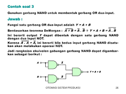 14 gerbang logika dan operasi dasar gerbang or tabel kebenaran or perhatikan : Contoh Soal Dan Jawaban Gerbang Logika Literatur