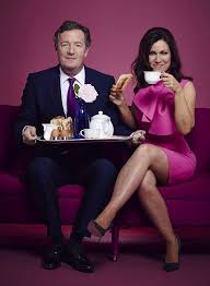 Susanna Reid And Piers Morgan On The Good Morning Britain Sofa Susanna Reid Good Morning Britain Susannah Reid