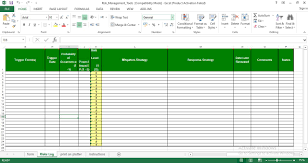 The risk register excel template is the type of logbook sheet used to keep a record is project potential risks. Risk Register Template In Excel