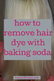 Add hot water just enough to make a thick paste. How To Remove Hair Dye With Baking Soda Hair Dye Removal Hair Color Remover Diy Hair Color Remover