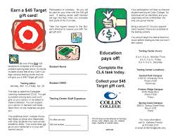 We did not find results for: Collin College On Twitter Check Your Cougarmail For An Invitation To Participate In The Cla Test You Will Get A 45 Gift Card To Target