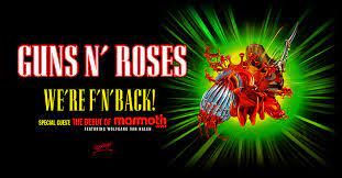 The guns n' roses at fenway park show originally scheduled for july 21, 2020, has been rescheduled for tuesday, august 3, 2021. Guns N Roses Are F N Back Announce Highly Anticipated Relaunch Of Epic U S Tour With 14 New Dates Live Nation Entertainment