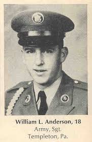 Sgt William Lee Anderson (1950-1969)