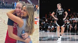 Kate Martin's friend Claire Gransee makes the trip to Connecticut for Aces  rookie's game against Sun