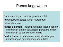 Kegawatan ekonomi ini bakal menjadi lebih parah apabila beberapa komoditi hasil negara yang menjadi sumber export mengalami penurunan harga yang teruk sejak pru14. Ppt Ekonomi Malaysia Masalah Dan Prospek Powerpoint Presentation Id 4399843